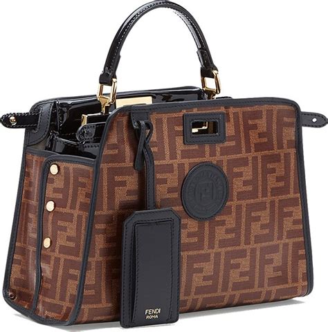 fendi peekaboo customizable handle defender|fendi peekaboo.